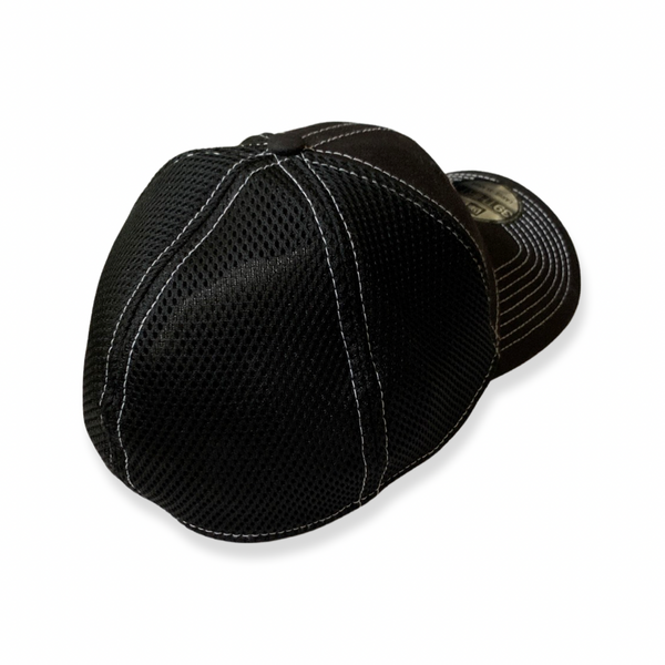 Stretch Mesh Contrast Stitch Hat