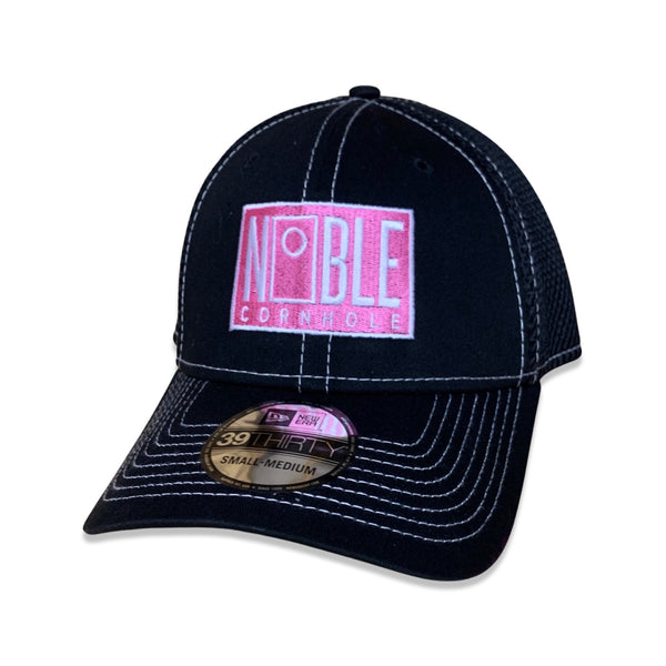 Stretch Mesh Contrast Stitch Hat